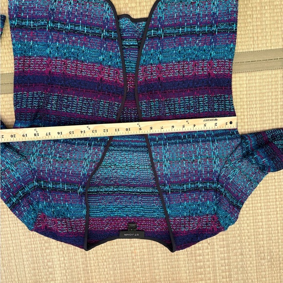 St. John Multicolor Knit Cardigan 12 - Picture 9 of 11